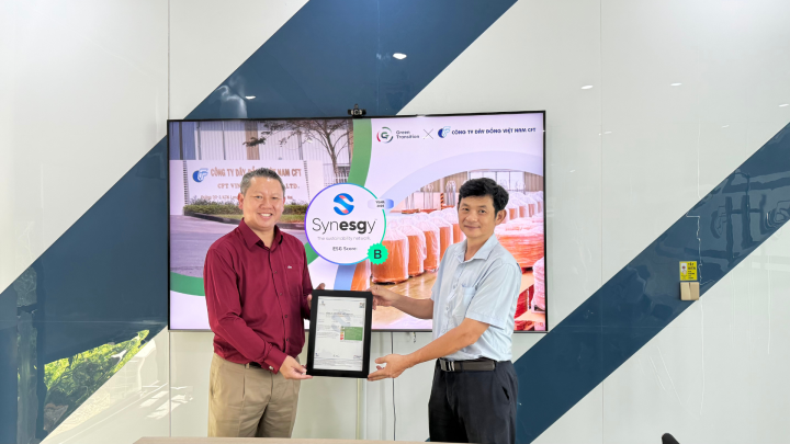  CÔNG TY DÂY ĐỒNG CFT CHINH PHỤC THÀNH CÔNG CHỨNG NHẬN ESG QUỐC TẾ SYNESGY